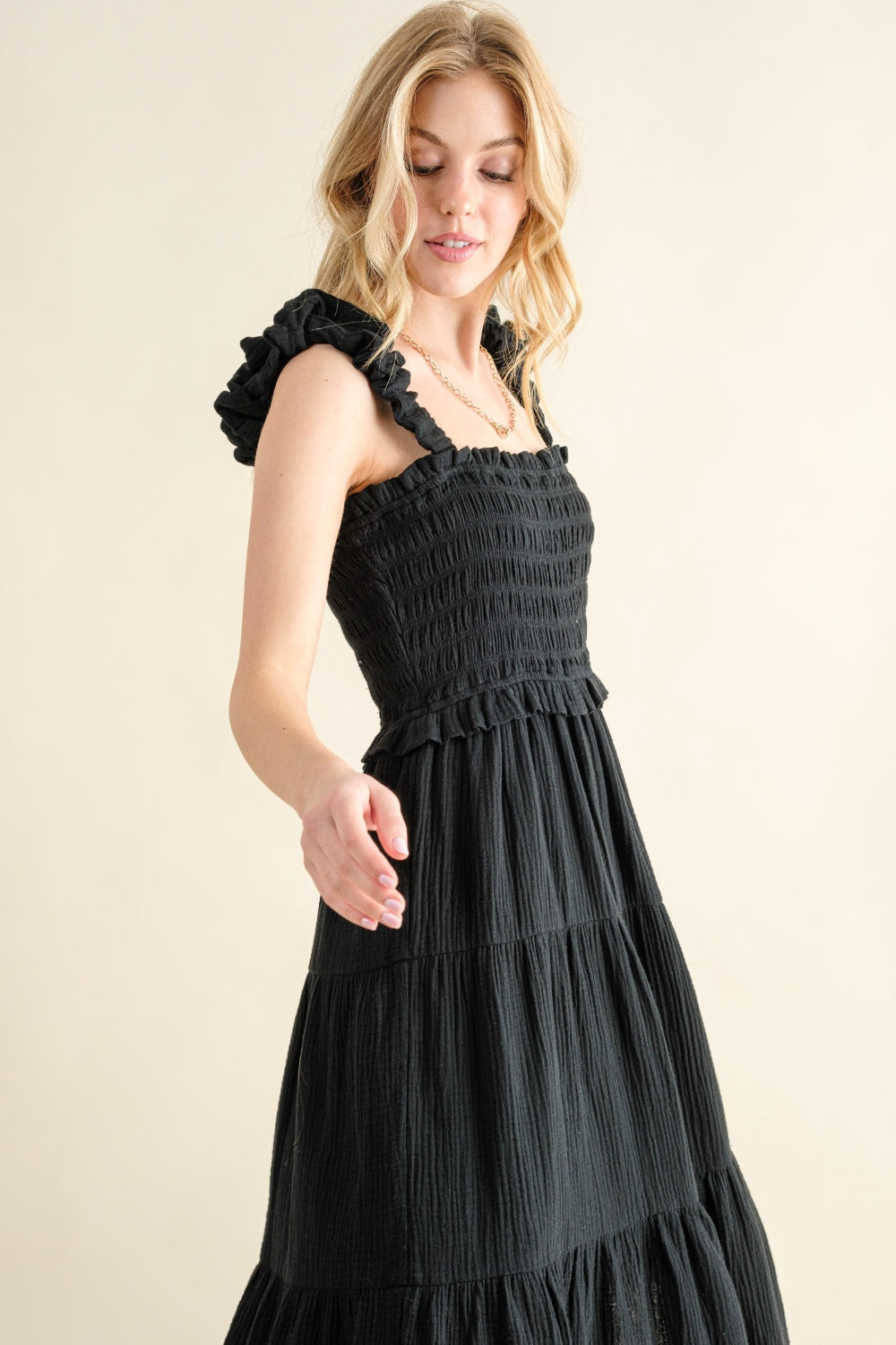 Ruffled Tiered Dress